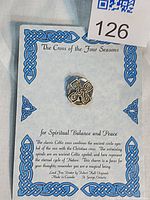 Pin on original card showing design, branding and text