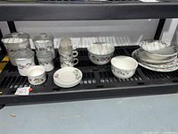 Entire lot on shelf showing all pieces