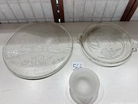 Overview of all three glass pieces
