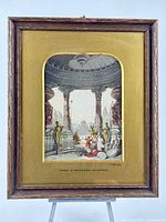 Full framed Baxter print on easel