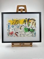 Framed Marc Chagall lithograph full view