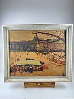 Framed colour print front view showing full artwork and frame