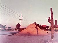 Front view of entire photograph showing image and border