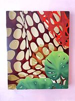 Front view of painting showing full composition