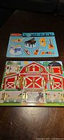 Both Melissa & Doug puzzles side by side