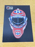Front of Pro Set The Mask CC2 card showing Canadiens mask image