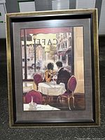 Front view of framed Brent Heighton After Hours print
