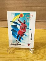 Front of Michael Jordan SkyBox card #39