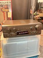 Front and top view of Technics SA-AX730 receiver