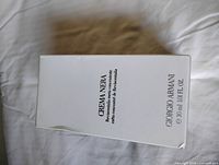 Front of sealed Giorgio Armani Crema Nera 30 ml box