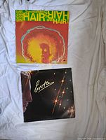 Front covers of both soundtrack LPs