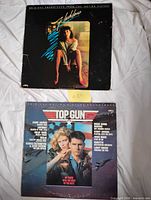 Both soundtrack LP sleeves front view