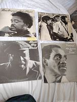 All four LP covers laid out for overview