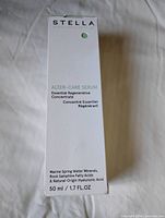 Front of boxed Stella Alter-Care Serum showing product name and volume