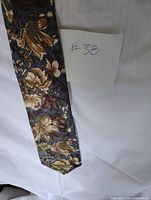 Full length view of Balmain floral necktie