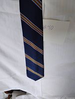 Full view of front of tie showing pattern and color