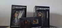 Boxed TSV Light Up Freezer Mugs and 2-piece shot glass set