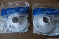 Front view of both sealed Leviton keyless lampholders