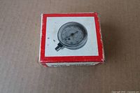 Gauge in original box top view