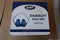 Retail box front showing brand, model, NRR