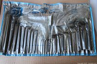 Full view of vinyl pouch showing all hex keys