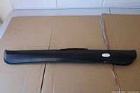 Black vinyl pool cue case closed