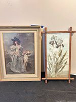 Both pieces standing side by side showing relative size and framing