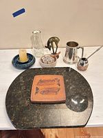 Group shot of all items on table