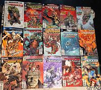 All 15 comics laid out in three rows