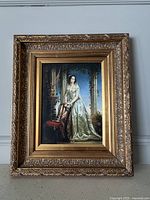 Framed painting full view