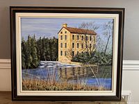 Framed painting full view