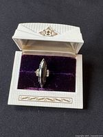 Ring in presentation box, full view