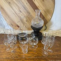 Full group view of all barware pieces