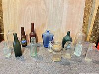 Group shot of all twelve glass pieces