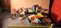 Group shot of all staple guns and boxes of staples