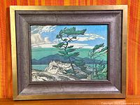 Full view of framed Casson print
