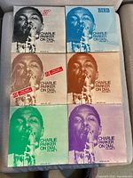 Front covers of all six LPs laid out