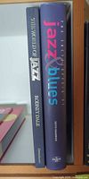 Spine view of The World of Jazz and The Encyclopedia of Jazz & Blues