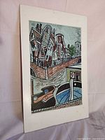 Front view showing full artwork and mounting board