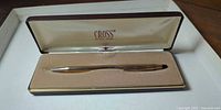 Cross gold-filled ballpoint pen in open presentation case