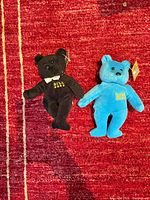 Both bears front view on rug