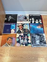 Nine LPs including Double Fantasy, Get The Knack, Depeche Mode etc.