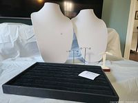 Front view of all display items