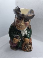 Front view of Roy Kirkham Thief Toby jug