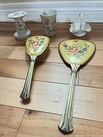 All six items displayed on floor