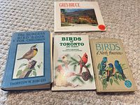 Group shot of all four bird books