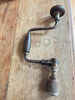 Full view of Yankee hand brace drill showing overall construction and materials