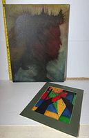 Both artworks together showing relative sizes