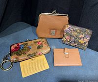 All four wallets displayed