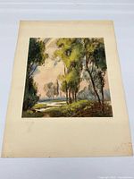 Full view of aquatint print with margins